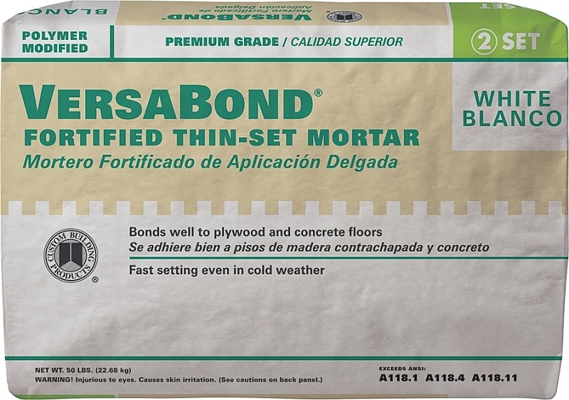 MORTAR THINSET WHITE 50LB     