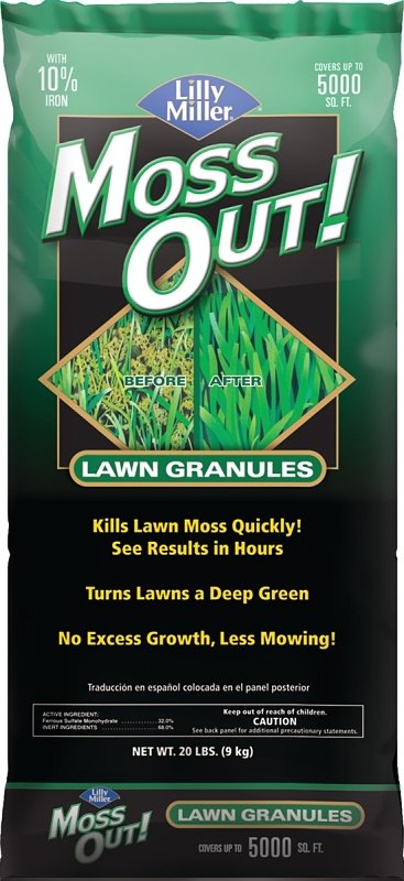 MOSS OUT LAWN GRANULES 20LB   
