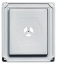 MOUNTING BLOCK SCALLOP WHITE  