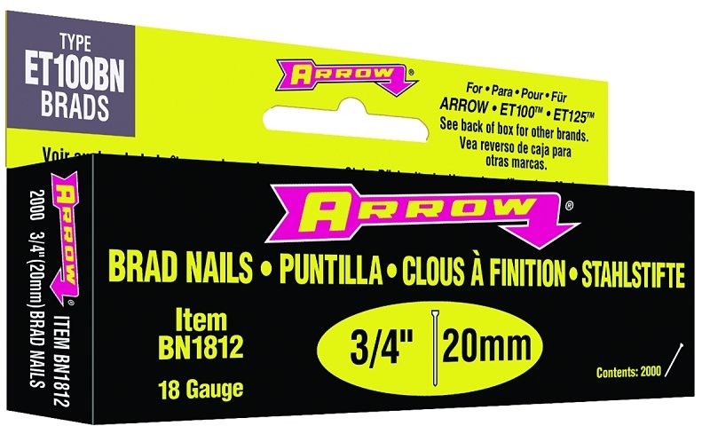 NAIL BRAD BROWN 2000PK 3/4IN  