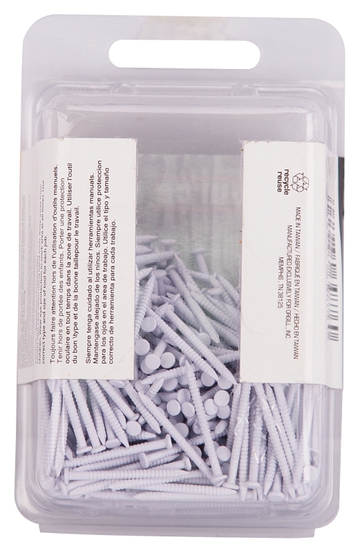 NAIL PANEL 1INCH WHITE 6OZ PK 