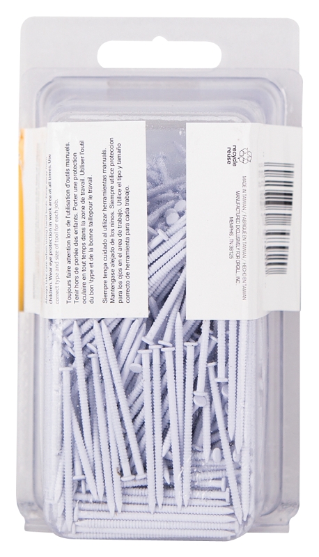 NAIL PANEL WHITE 1LB 1-5/8IN  