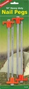 NAIL PEGS HVY DUTY 10 IN 4 PCK