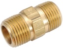 NIPPLE HEX BRASS MPT 1/4      