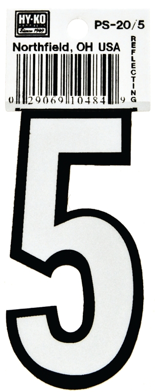 NUMBER HOUSE 5 3-1/4IN REFL   