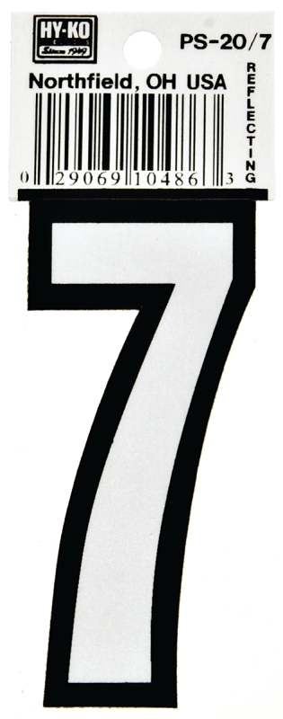 NUMBER HOUSE 7 3-1/4IN REFL   
