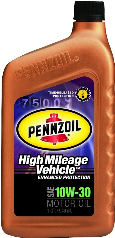 OIL MTR HIGH MILEAGE 10W30 QT 