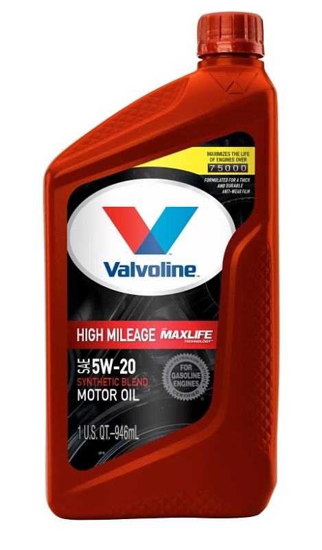 OIL MTR HIGH MILEAGE 5W20 1QT 