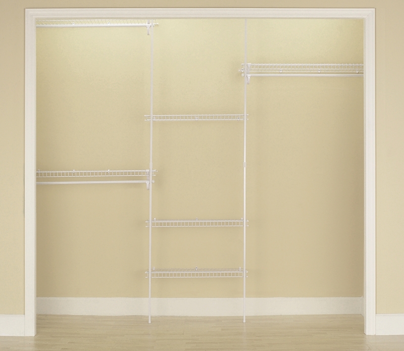 ORGANIZER CLOSET KIT STL 5-8FT