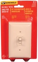 OUTLET BOX SGL SWITCH IVORY   