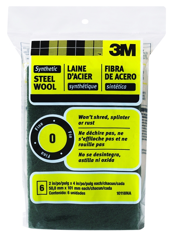PAD STEEL WOOL SYNTHETIC FINE 