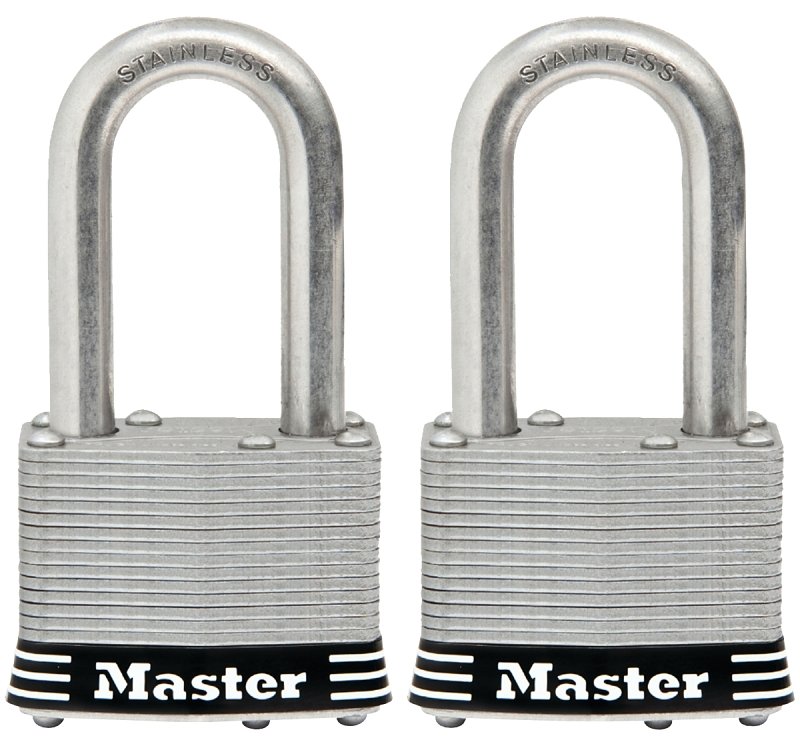PADLOCK 1-3/4 SS 1-1/2SHAC 2PK