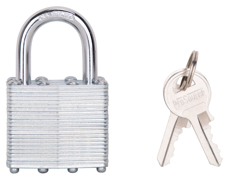 PADLOCK STEEL 1-1/2IN VRTCL KD