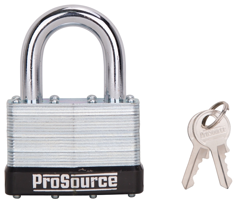 PADLOCK STEEL 1-1/2IN VRTCL KD