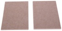 PADS SQUARE FELT 4.5X6IN BEIGE