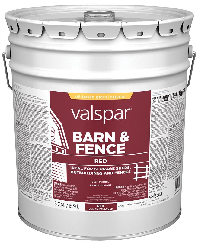 PAINT BARN FENCE OIL RED 5G   