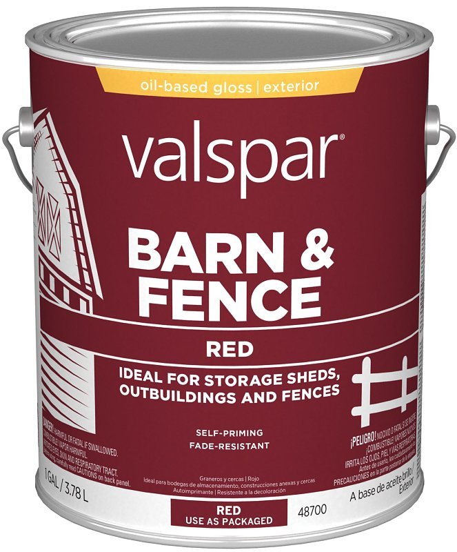 PAINT BARN FENCE OIL RED GA   