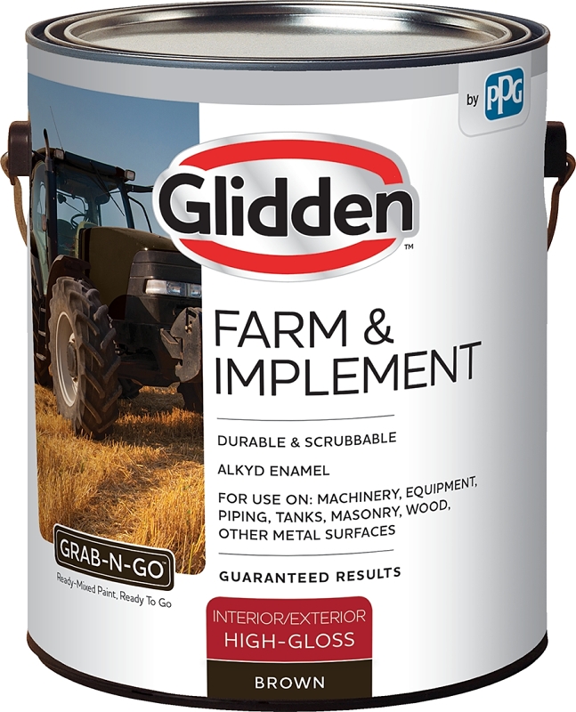 PAINT I/E ALK ENML HGL BRN GA 