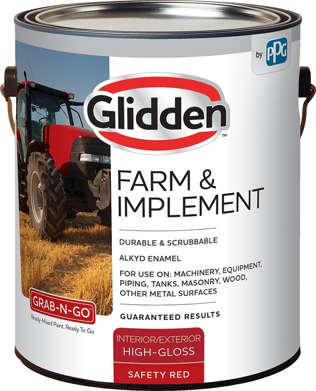 PAINT I/E ALK ENML HGL RED GA 