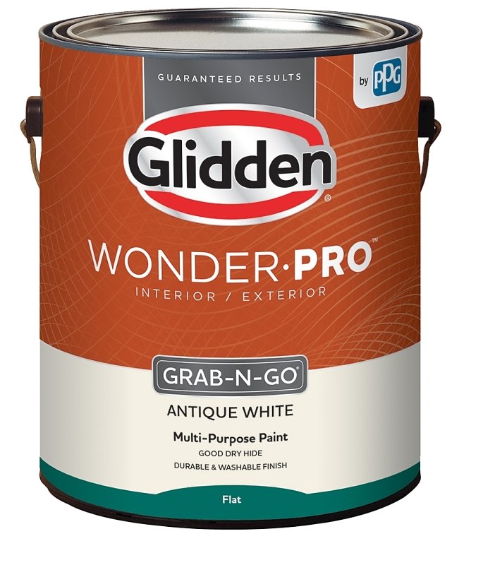 PAINT I/E LATEX FLT ANT WHT GA