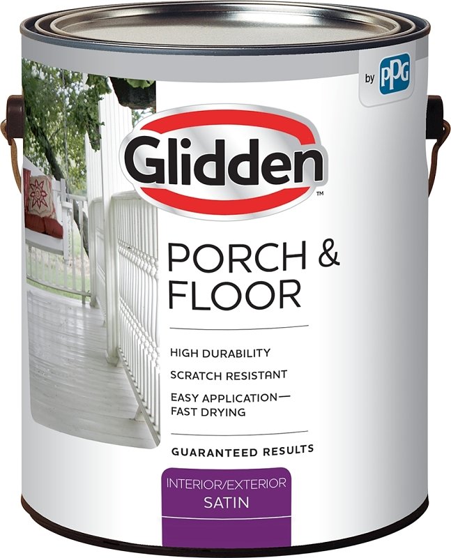 PAINT I/E PORCH FLR SAT WHT GA