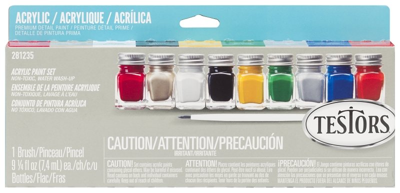 PAINT SET ACRYLIC VALUE 0.25OZ