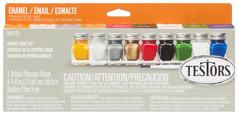 PAINT SET ENML PROMOTNL 0.25OZ