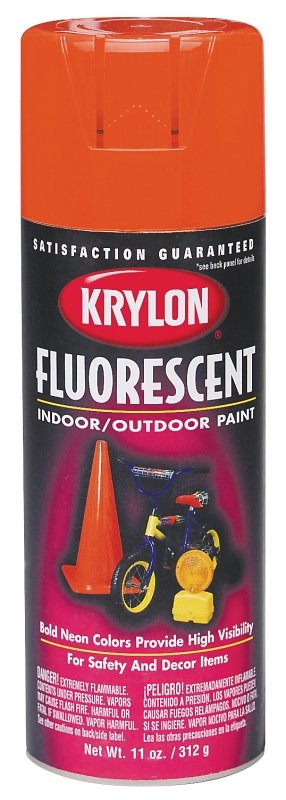 PAINT SPRAY FLOU YEL ORNG 11OZ