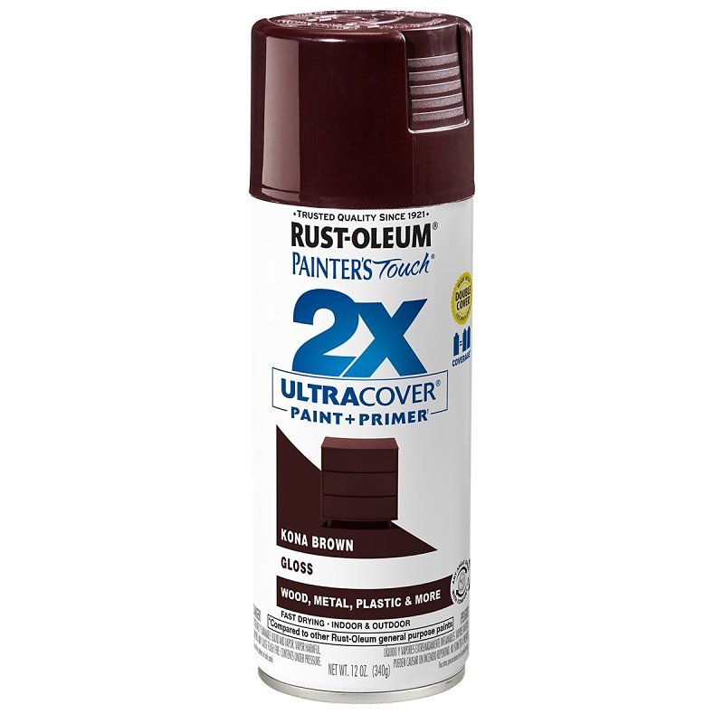 PAINT SPRAY GLOSS KONA BROWN