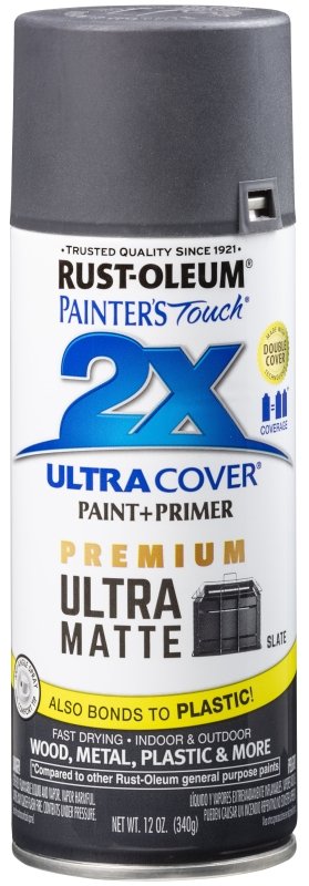 PAINT SPRAY MATTE SLATE 12OZ  