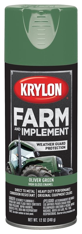 PAINT SPRAY OLIVER GREEN 12OZ 