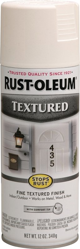 PAINT SPRAY TEXTURED WHT 12OZ 
