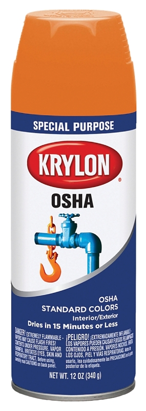 PAINT SPRY OSHA SFTY ORNG 12OZ