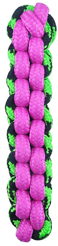 PARACORD ROPE FETCH STICK PINK