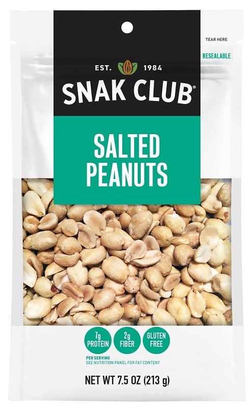 PEANUTS ROASTED SALTED7.5OZ   