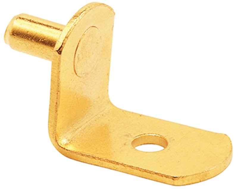 PEG SHELF 5MM BRASS PLATED MTL