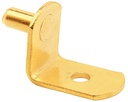 PEG SHELF 5MM BRASS PLATED MTL