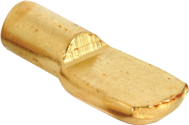 PEG SHELF SUPPORT 1/4IN BRASS 