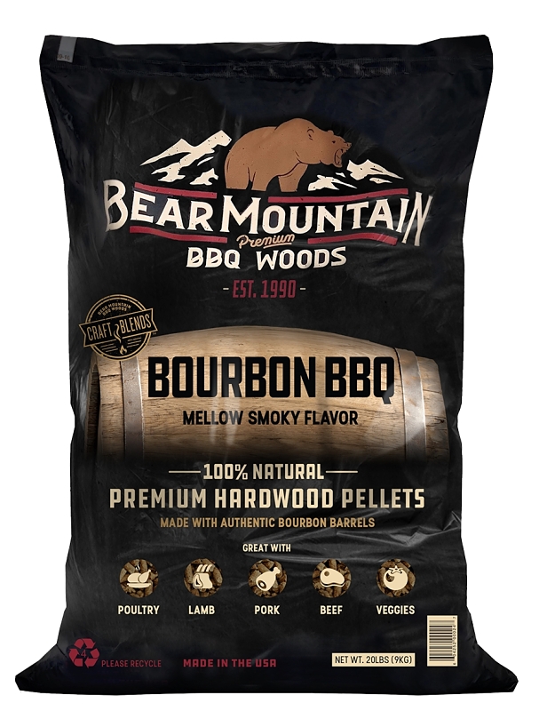 PELLET WD BBQ CB BOURBON 20LB 