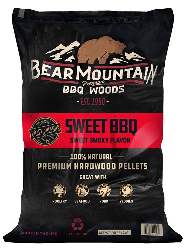 [3333366] PELLET WOOD BBQ CB SWEET 20LB 