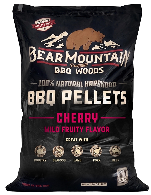 PELLET WOOD BBQ CHERRY 20LB   