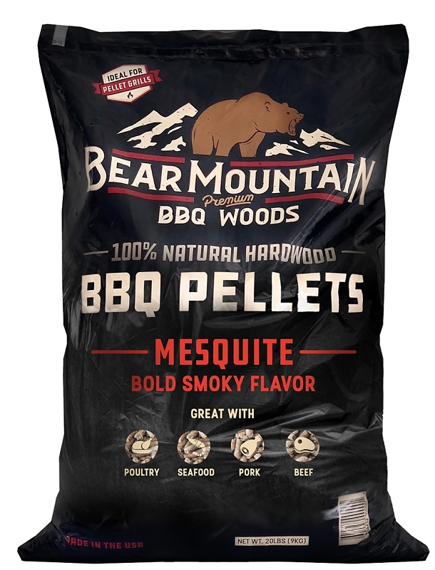 PELLET WOOD BBQ MESQUITE 20LB 