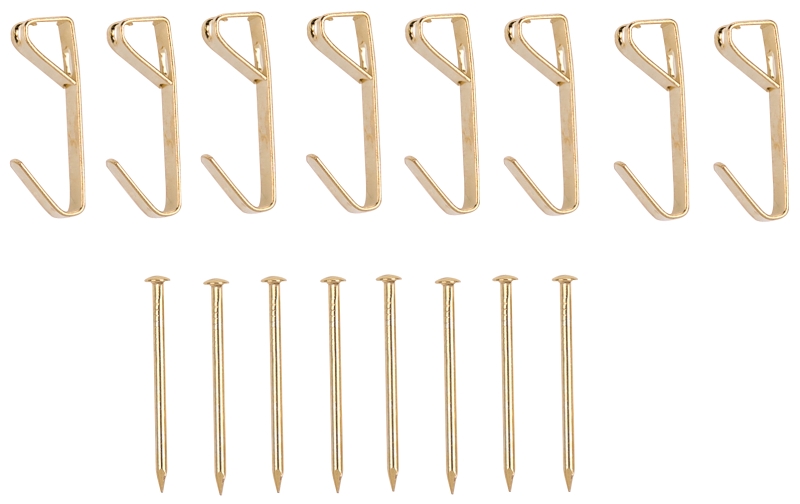 PICTURE HANGER 10LB POL BRASS 