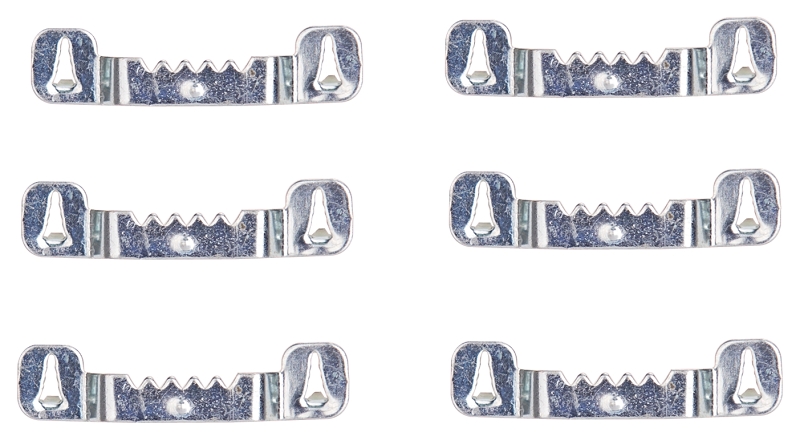 PICTURE HANGER PUSH IN ZINC   