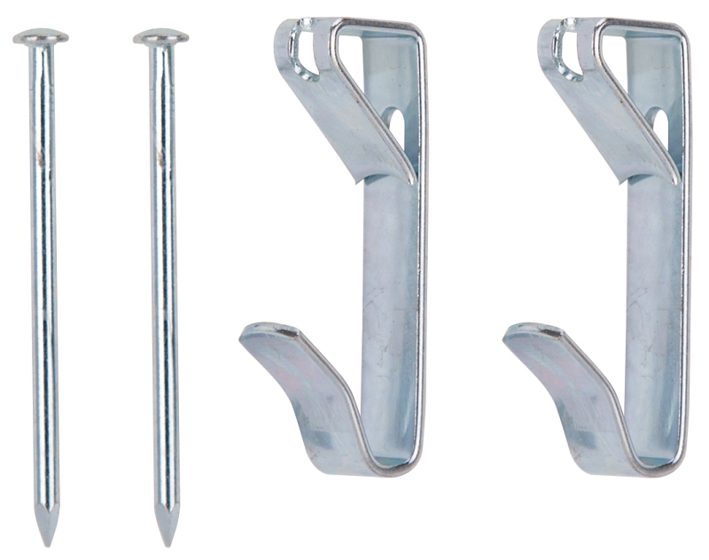 PICTURE HANGER W/NAIL 100LB ZP