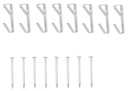 PICTURE HANGER W/NAIL 30LB ZP 
