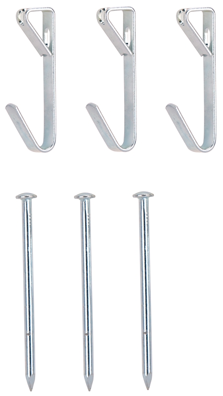 PICTURE HANGER W/NAIL 50LB ZP 