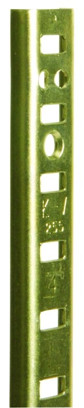 PILASTER SHELF ADJ 72IN BRASS 
