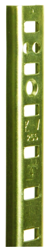 PILASTER SHELF ADJ 72IN BRASS 