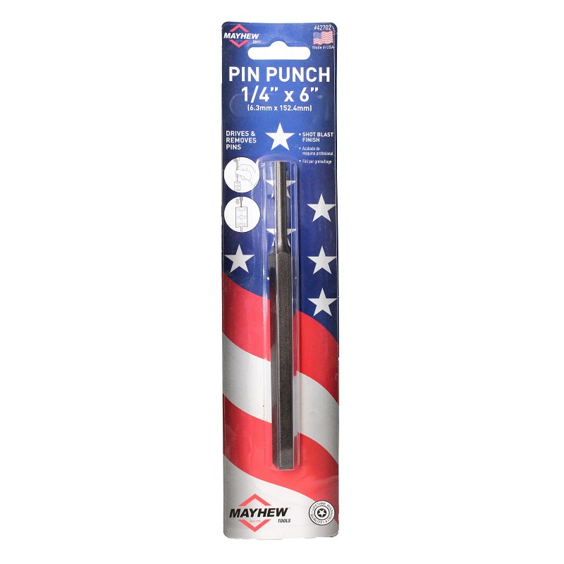 PIN PUNCH LONG 1/4 X 6IN      